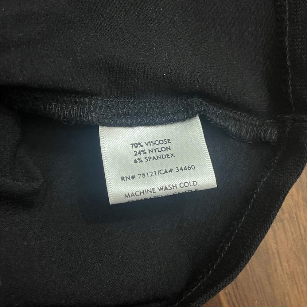 Eileen Fisher essentials Black Tank Top camisole Size Petite small - Picture 3 of 4